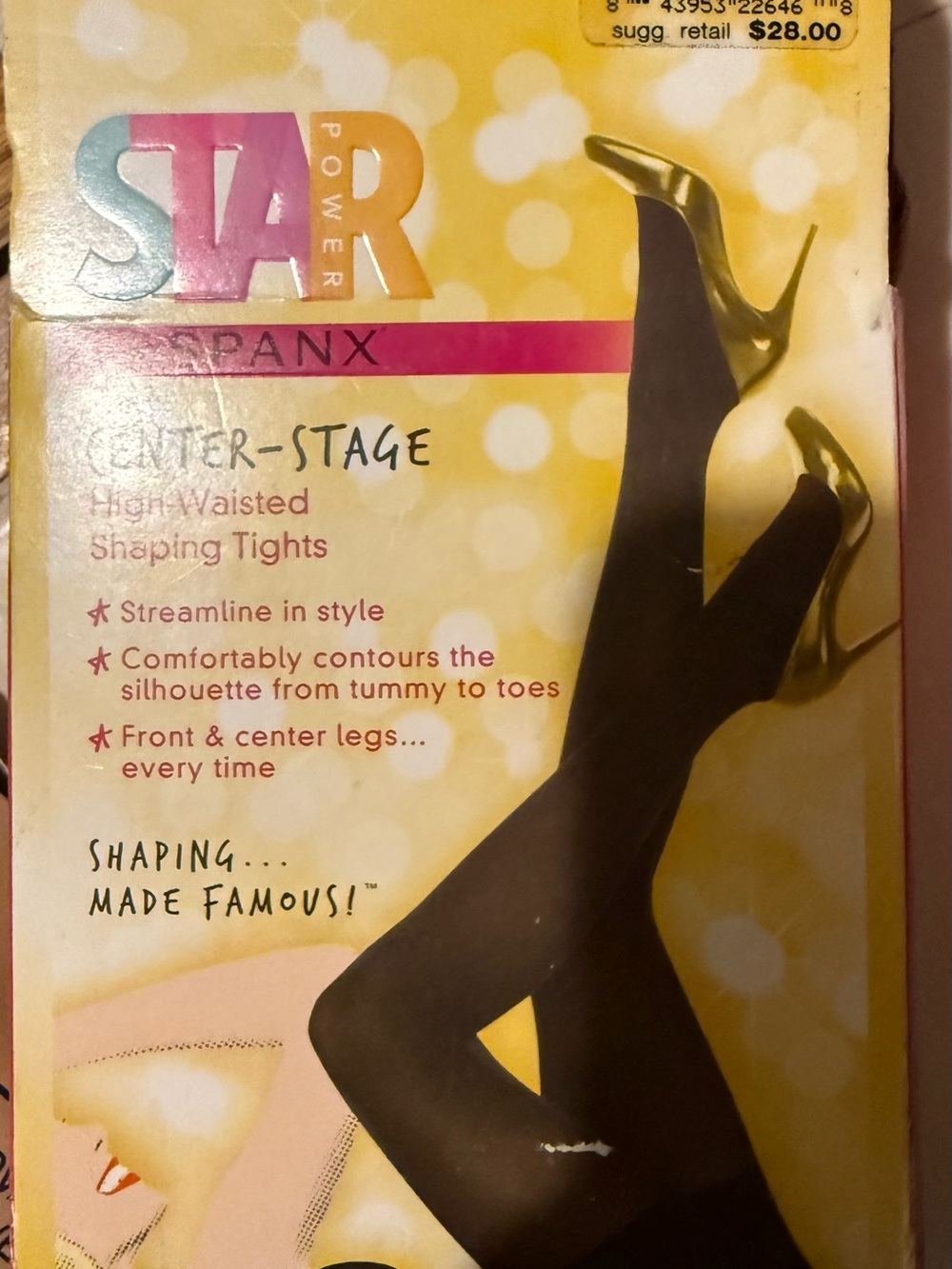 SPANX Center-Stage High-Waisted Shaping Tights - Java. Size g. See chart